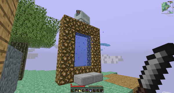 Example of an aether portal (with aether sheep)